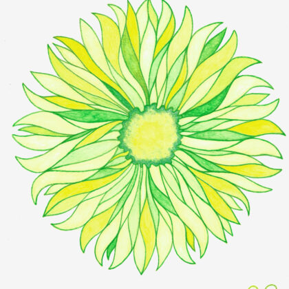 Jaune et vert