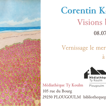 Corentin Kembraeg- Exposition à Plougoulm (26)