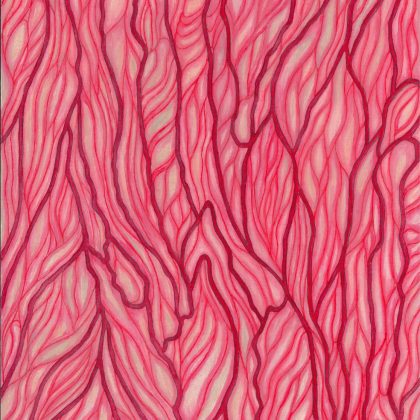 Série “Ecorces” - Ruskenn 03 (rouge)